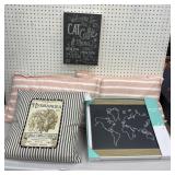 NEW Pillows & art lot. great stuff