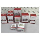 hallmark keepsake ornaments, new in boxes