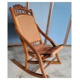 Victorian folding rocker