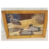 Tiger maple frame - ducks