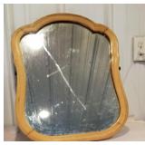 Wooden frame mirror,