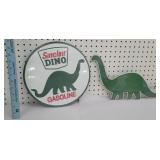 2 new tin Sinclair gas signs