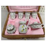 Fun child size lemonade set in wicker basket