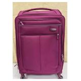 Purple Samsonite luggage - clean!