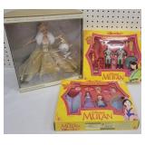2 Disney Mulan sets & Barbie