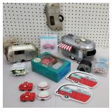 Camper bird houses, salt & pepper shakers,