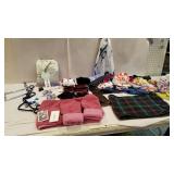 New scarf and gloves, lipstick pens, earmuffs,