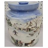 Huge ceramic cookie jar - nice