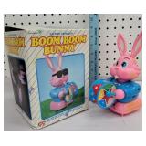 Boom boom bunny toy with original box