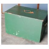 Green lift top box 27x17x18