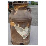 Dairyman League milk can no lid