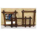 Eastlake frames & hat rack