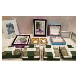 New fancy picture frame, artichoke place card