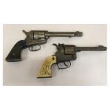 2 cap guns - Nichols Stallion 45 & Mustang