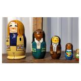 Stacking Russian dolls - set of 5