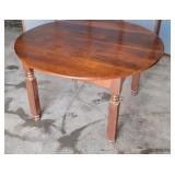 Mahogany table 43 in round
