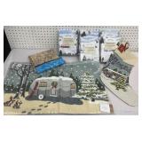 Country cottage camper pillowcases, pillow shams &