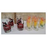 2 sets retro glasses