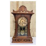 W.L. Gilbert clock w/unusual Pendulum &  key
