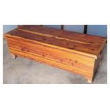 Long Solid cedar chest 54x21x18 - NICE
