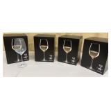 4 boxes of Chardonnay wine glasses - sets of 4