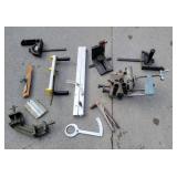 Delta saw miter guides with accessories