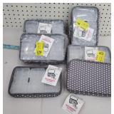 CASE - Polka dot bead organizers with 3 boxes
