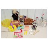 Kids shopping baskets, spoons, blocks, 2 McCain