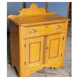 Chestnut & Walnut washstand 29x15x35