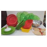 Box party items - Mexican cutting boards, vinyl