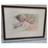 Bessie Peace Gutmann print - Happy dreams