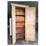 Early 1 door jelly cupboard - barn find 38"15"90"