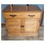 MCM "Ranch Oak" 1 drawer 2 door Cabinet