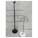 2 jewelry stands