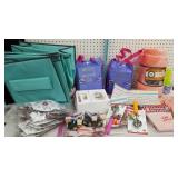 Blanket twin, napkins, ice cream scoops, popcorn