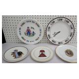 5 Syracuse china plates - Cornell, Onondaga, etc