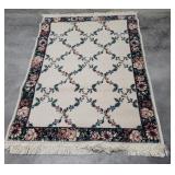 Floral carpet 46"64"