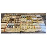 Stereoptic views - portraits, railroad etc