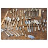 Box old flatware