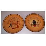 Vintage Pennsbury Pottery Folk Art Amish
