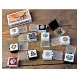 Kennedy space center / Apollo pins and playing