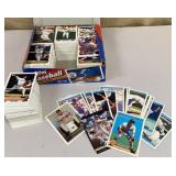 Box of Topps baseball cards