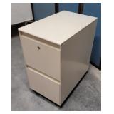 2 drawer metal file on wheels