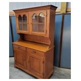 Haywood Wakefield 2 pc China cabinet 48"19"72"