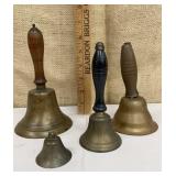 Box of brass bells - little one missing clapper