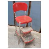 red step stool
