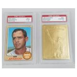 Luis Aparicio, Nolan Ryan trading cards