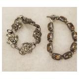 2 Sterling bracelets