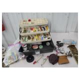 Tackle box with contents
