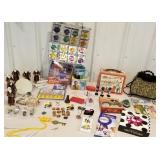 Box interesting gag gifts, magnets,